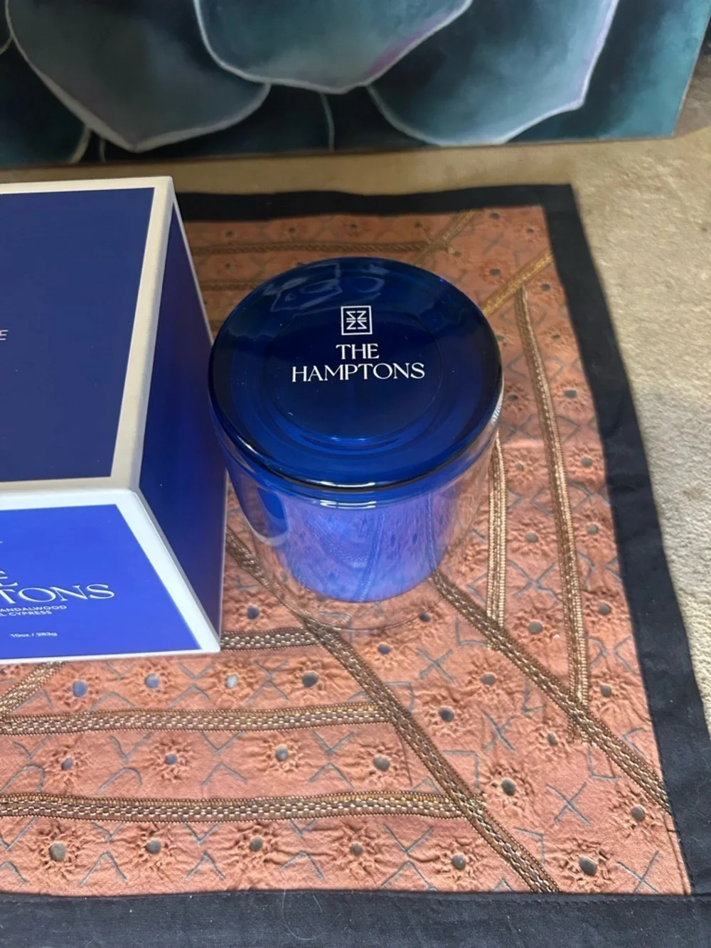 Jill Zarin Destination Candle- The Hamptons -Seasalt-Cypress-Sandalwood